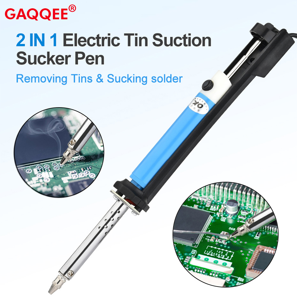 Desoldering Pump Electric Vacuum Station - AC 110V/220V pluma eléctrica con ventosa