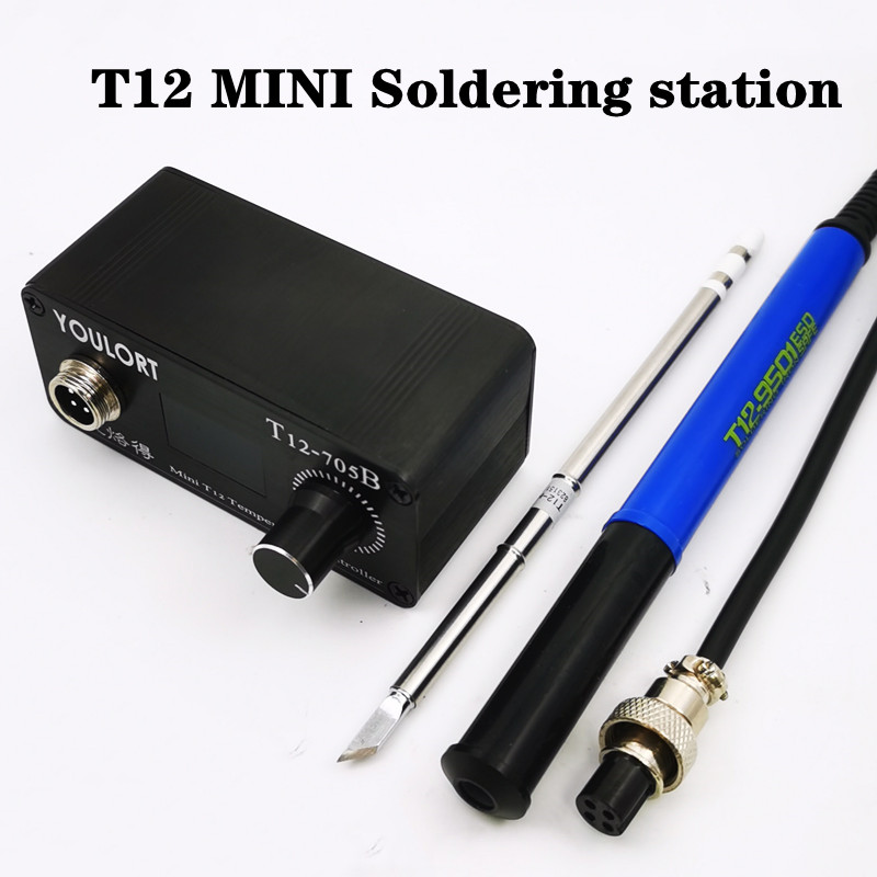 T12 Soldering Station Oled - MINI estación de soldadura de T12-705B,