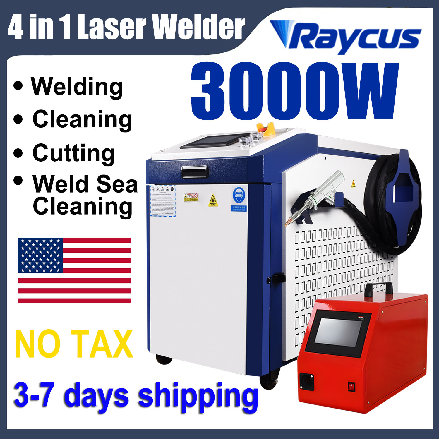 Laser Soldering Machine Handheld - Soldadora Láser de Fibra Portátil Raycus