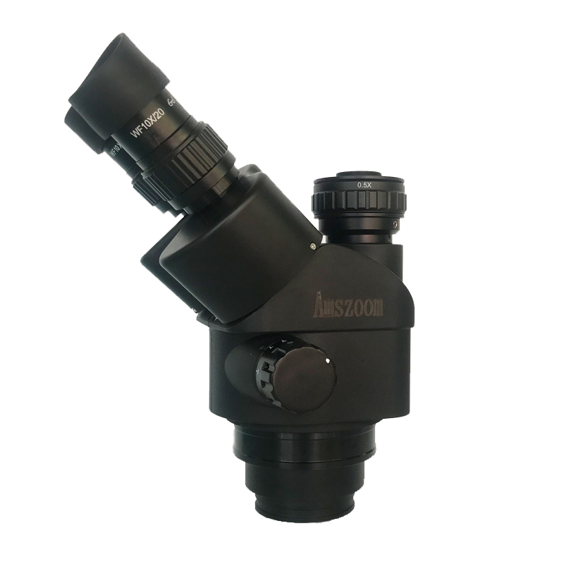 Cabezal de microscopio trinocu - Trinocular Stereo Microscope 7X-45X reseña y precio