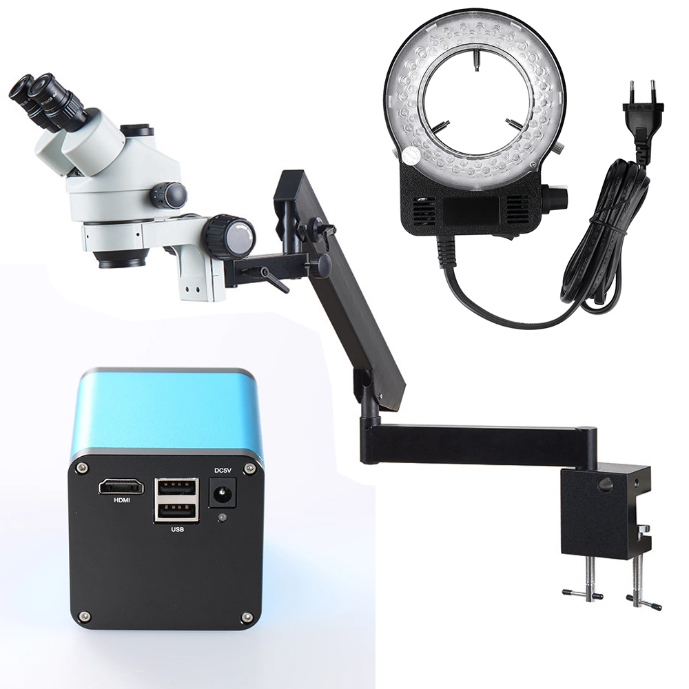 Conector de Brazo Articulado A - Trinocular Stereo Microscope 7X-45X reseña y precio
