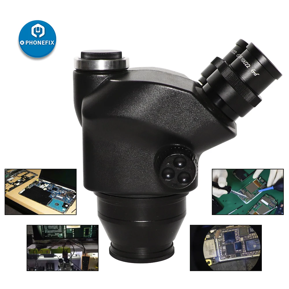 2020 negro 3.5X-90X 7X-45X Tri - Trinocular Stereo Microscope 7X-45X reseña y precio