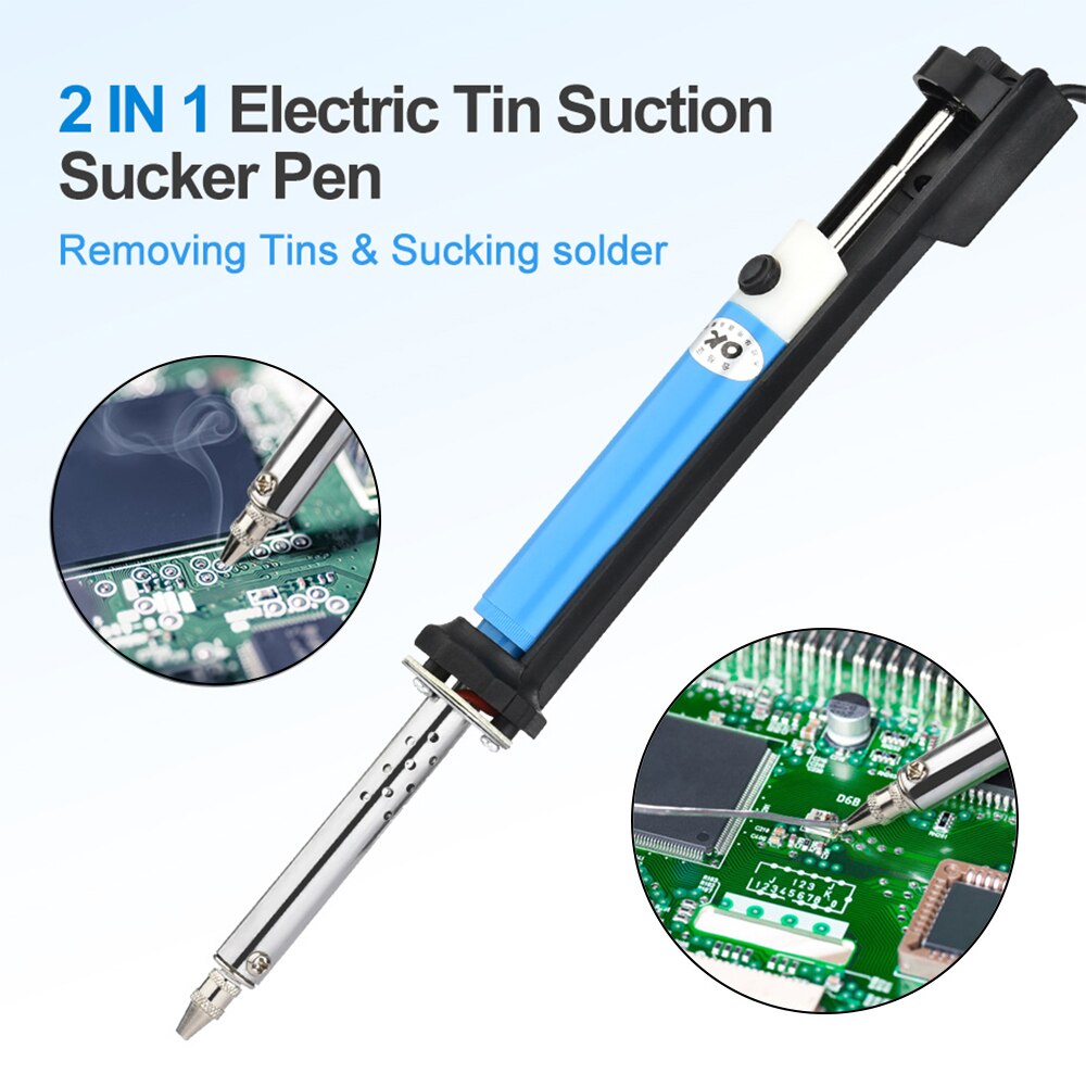 Máquina desoldadora eléctrica  - Desoldering Pump Electric Vacuum Station reseña y precio