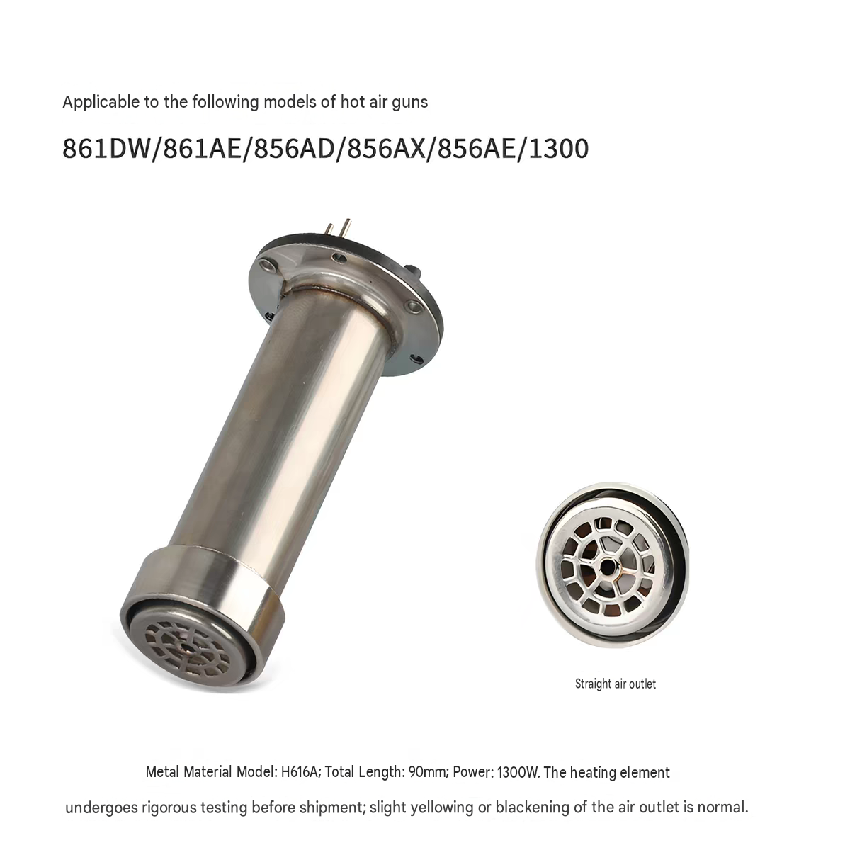 Elemento Calefactor H616A de 1 - Hot Air Rework Station 861Dw reseña y precio