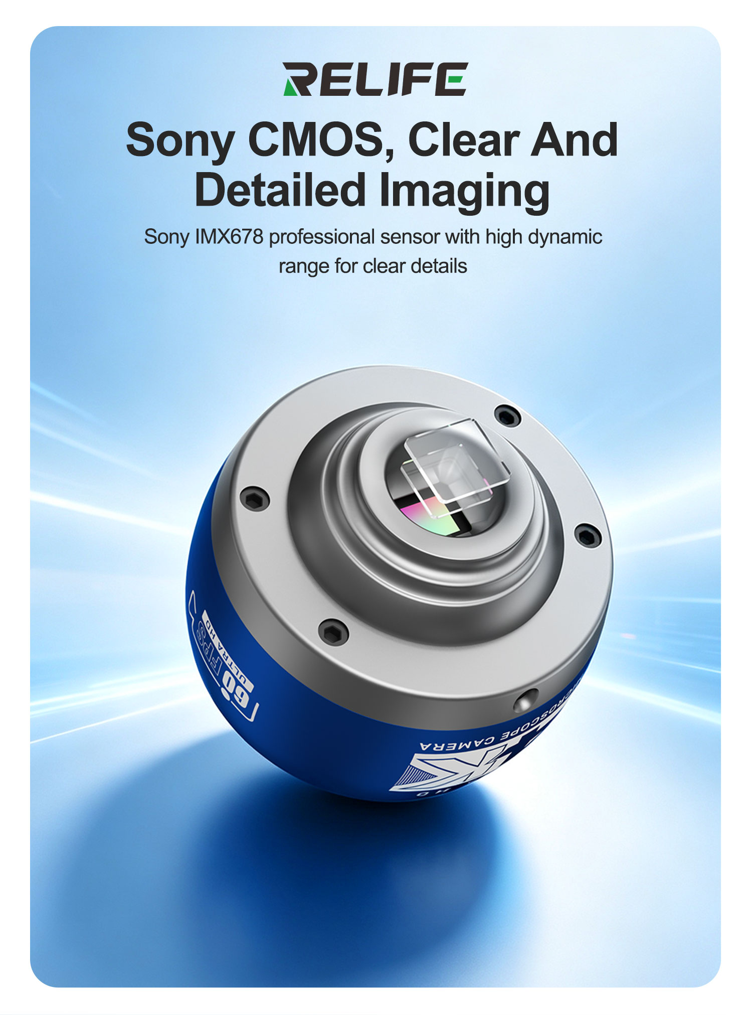 Cámara de Microscopio RELIFE M - 4K Microscope Camera Sony Sensor reseña y precio