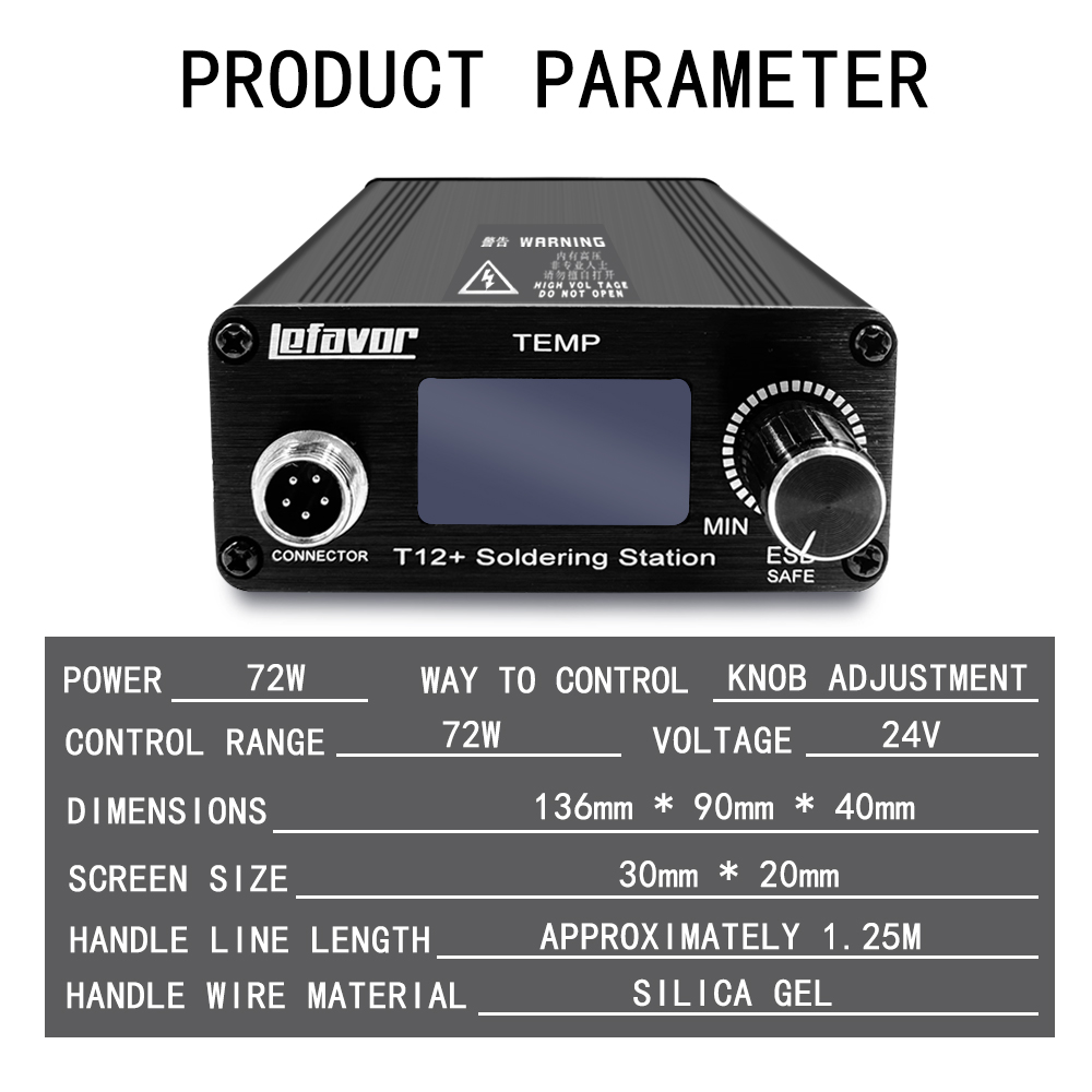 Estación de soldadura T12 +, s - T12 Soldering Station Oled reseña y precio